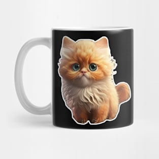 Cute Chibi Cat Merch - Adorable Feline Apparel and Accessories Mug